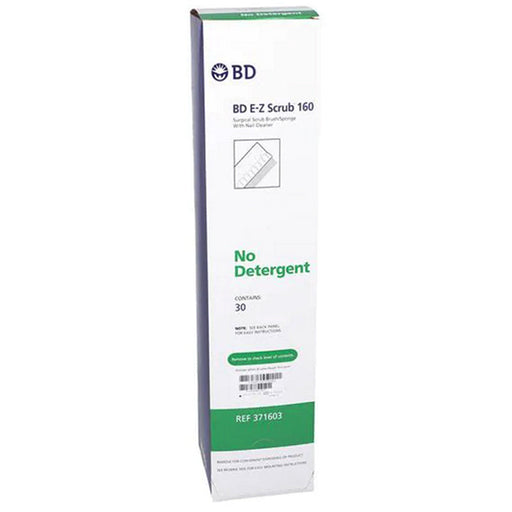 Buy BD BD 371603 E-Z 160 Surgical Scrub Brush & Sponge No Detergent with Nail Cleaner, 30 Per Box  online at Mountainside Medical Equipment