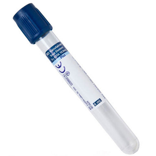 BD 368380 Vacutainer 6 mL Blood Collection Tubes for Trace Element Testing 13mm x 100mm, 100/box