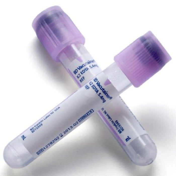 Buy BD BD 367856 Vacutainer EDTA Blood Collection Tubes 3 mL with Hemogard Closure 13mm x 75mm, 100/box  online at Mountainside Medical Equipment