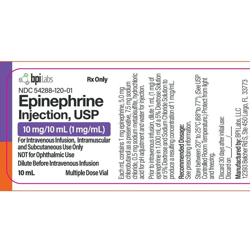 Epinephrine for Injection Multipledose Vial 10 mL — Mountainside