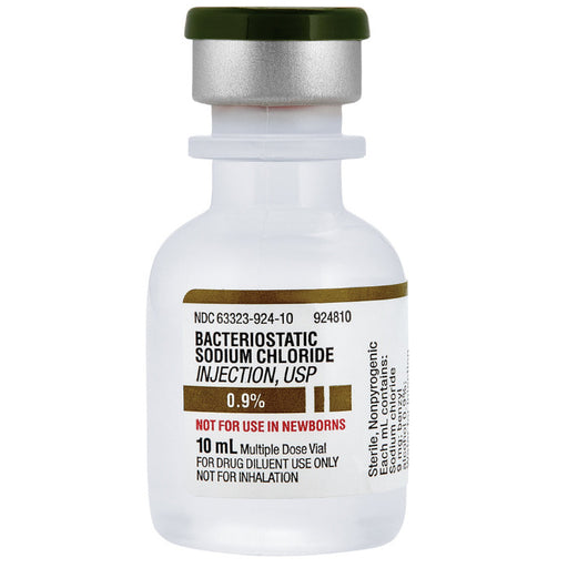 Bacteriostatic Sodium Chloride 0.9% for Injection 10ml by Fresenius Kabi