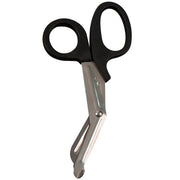 Efficient Bandage Shears 5.5 inch, Black Trauma Shears for precise cuts in emergency and medical care.