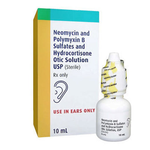 Bausch & Lomb Americas Neomycin Polymyxin B Sulfates and Hydrocortisone 3.5% Suspension Dropper Bottle 10 mL (Rx) | Buy at Mountainside Medical Equipment 1-888-687-4334