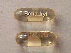 Buy Johnson and Johnson Consumer Inc Benadryl Dye-Free Allergy Relief Medicine Antihistamine, 24 Liquidgels  online at Mountainside Medical Equipment