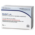 Bicillin L-A Antibiotic Penicillin G Benzathine 1200 MU/mL Intramuscul ...