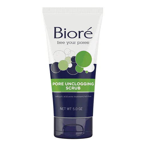 Acne Face Wash | Biore Pore Unclogging Face Scrub Salicylic Acid 5 oz