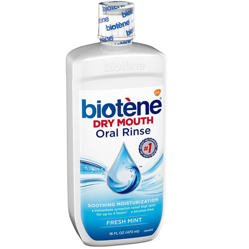 Dry Mouth Treatment, | Biotene Dry Mouth Moisturizing Oral Rinse Mouthwash Fresh Mint 16 oz