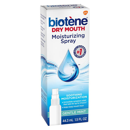 GlaxoSmithKline Biotene Dry Mouth Moisturizing Relief Mouth Spray | Mountainside Medical Equipment 1-888-687-4334 to Buy