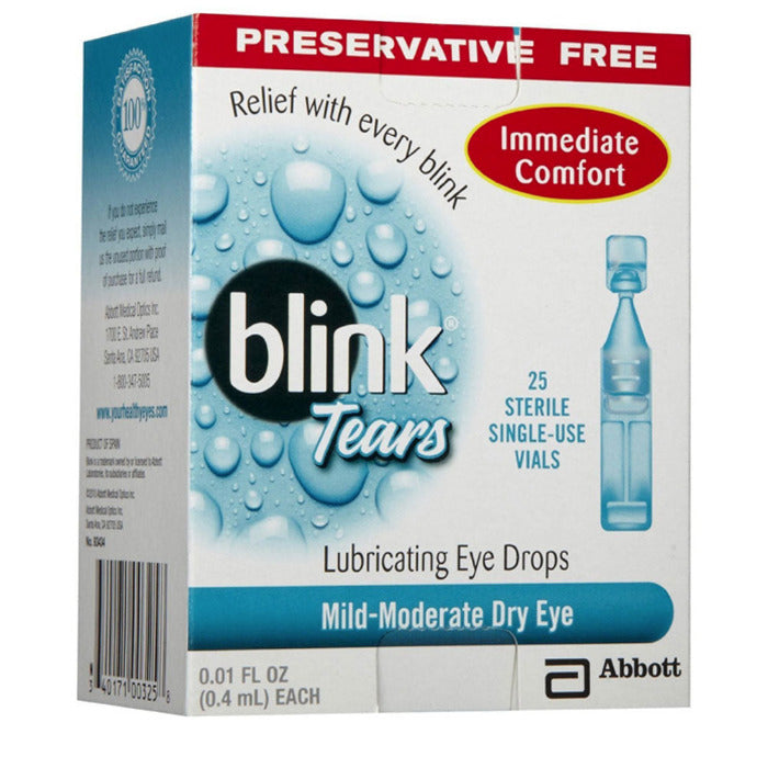 Blink Tears Preservative Free Eye Drops - Dry Eye Relief & Vision Care   Mountainside Medical