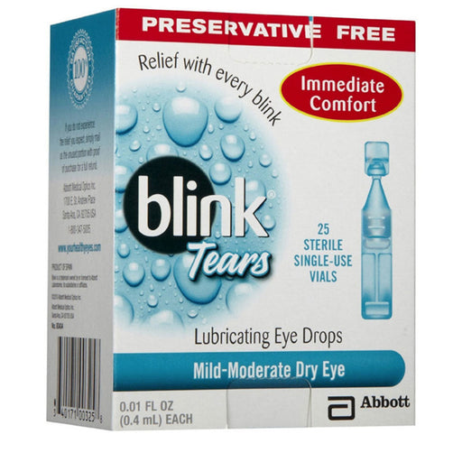 Blink Tears Preservative Free Lubricating Eye Drops