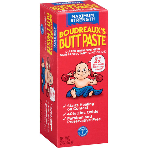 C.B. Fleet Company Boudreaux’s Butt Paste Maximum Strength Diaper Rash Ointment | Mountainside Medical Equipment 1-888-687-4334 to Buy