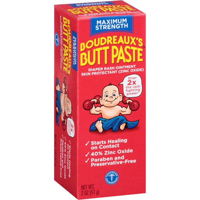 Buy C.B. Fleet Company Boudreaux’s Butt Paste Maximum Strength Diaper Rash Ointment  online at Mountainside Medical Equipment