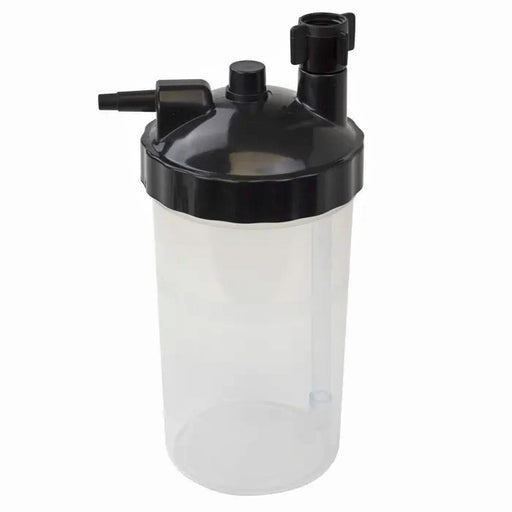 Bubble Oxygen Humidifier Bottle used with Home Oxygen Concentrators, 400mL 6 PSI 