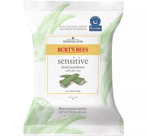 Cardinal Health Burt's Bees Sensitive Skin Facial Cleansing Towelettes | Buy at Mountainside Medical Equipment 1-888-687-4334