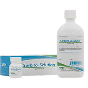 Sorbitol Solution 70% Liquid Laxative 16 oz bottle for gentle constipation relief; supports digestive health and wellness.