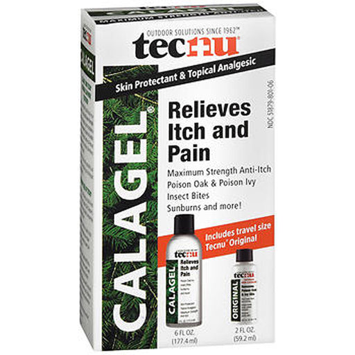 Tec Laboratories Calagel Itch & Pain Relief Gel (6 oz Gel + 2 oz  Tecnu Cleanser) | Mountainside Medical Equipment 1-888-687-4334 to Buy