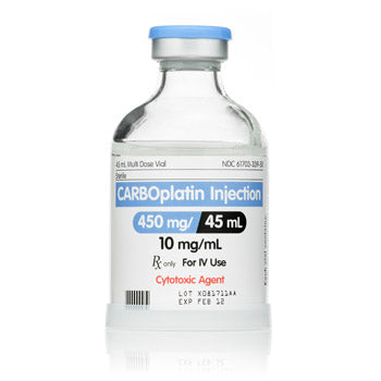 Buy Pfizer Injectables Carboplatin for Injection 450mg / 45 mL  online at Mountainside Medical Equipment