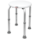 Carex Compact Adjustable Round Shower Stool