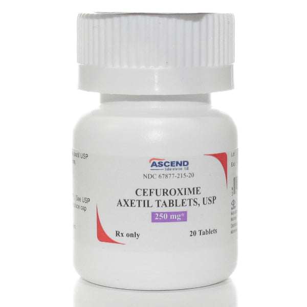 Buy Ascend Laboratories Cefuroxime Axetil 250 mg Tablets (20 Count) by Ascend  online at Mountainside Medical Equipment