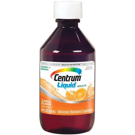 Immune Support | Centrum Liquid Multivitamin & Multimineral Supplement with C, E Vitamins, Beta-carotene Antioxidants, Citrus Flavor
