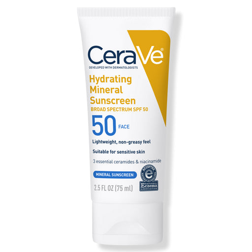 Buy La Roche CeraVe Hydrating Mineral Sunscreen SPF 50 with Ceramides, Oil-Free  online at Mountainside Medical Equipment