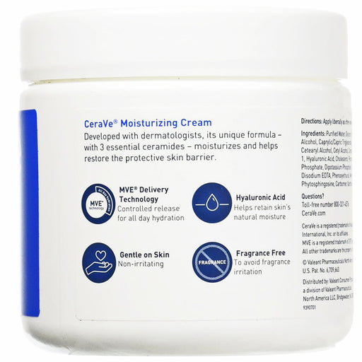 Buy La Roche CeraVe Moisturizing Cream for Dry Skin Relief, 16 oz Pound Jar  online at Mountainside Medical Equipment