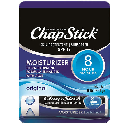 Buy ChapStick Moisturizer Original Lip Balm Tube, SPF 15 and Skin Protectant used for Lip Balm