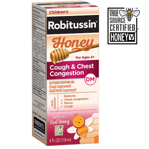 Buy Glaxo Smith Kline Children's Robitussin Honey Cough & Chest Congestion DM 4 oz  online at Mountainside Medical Equipment