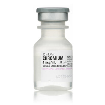 Buy Pfizer Injectables Chromium (Chromic Chloride) for Injection 10ml Vials, 25/Tray  online at Mountainside Medical Equipment