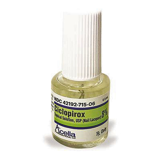 Shop for CiclopIrox Topical Solution 8%, Nail Lacquer 6.6mL Bottle (Rx) used for Antifungal Nail Fungus Treatment