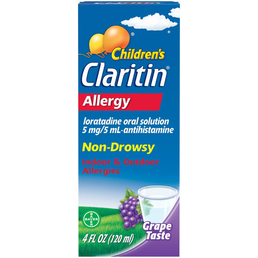 Buy Bayer Healthcare Claritin Children’s 24-Hour Allergy Relief 5mg Syrup Grape 4 oz  online at Mountainside Medical Equipment