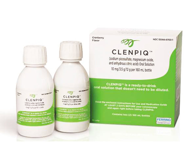 Clean Prep Box Clenpiq Colonoscopy Prep Kit Ready-To-Drink Oral Solution 2 x 160 mL ...