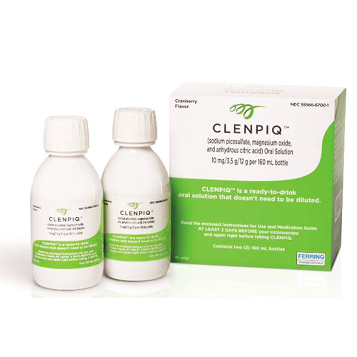 Buy Ferring Pharma Clenpiq Colonoscopy Prep Kit Ready-To-Drink Oral Solution 2 x 160 mL  online at Mountainside Medical Equipment