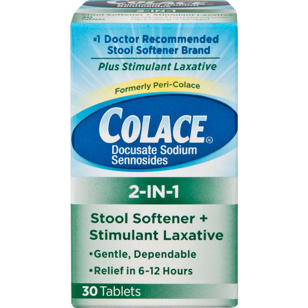 Buy Emerson Healthcare Colace 2-in-1 Tablets Stool Softener Plus Stimulant Laxative  online at Mountainside Medical Equipment