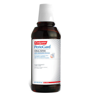 Buy Colgate Professionals Colgate PerioGard Chlorhexidine Gluconate Mouthwash Oral Rinse, Mint 16oz (Rx)  online at Mountainside Medical Equipment