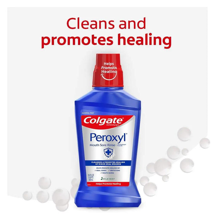 Buy Colgate Colgate Peroxyl Sore Mouth Oral Rinse 16 oz  online at Mountainside Medical Equipment