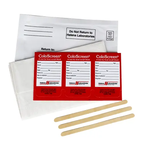 Helena Laboratories ColoScreen Patient Take Home Fecal Occult Kits (80 Tests) | Mountainside Medical Equipment 1-888-687-4334 to Buy