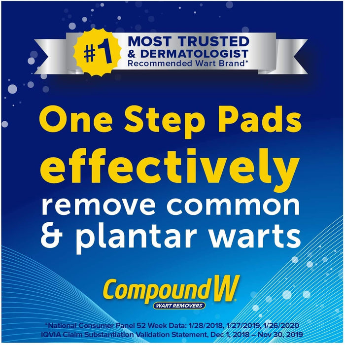 Compound W One Step Wart Removal Invisible Pads 14 Count — Mountainside  Medical Equipment