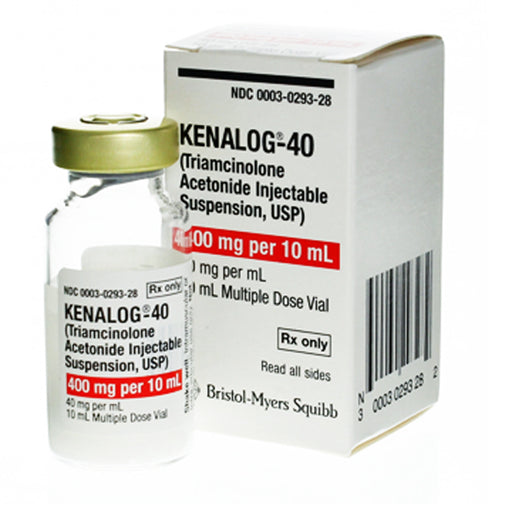 Synthetic Glucocorticoid Corticosteroid | Kenalog 40 Injection Corticosteroid Cortisone 10 mL Vial (Rx)