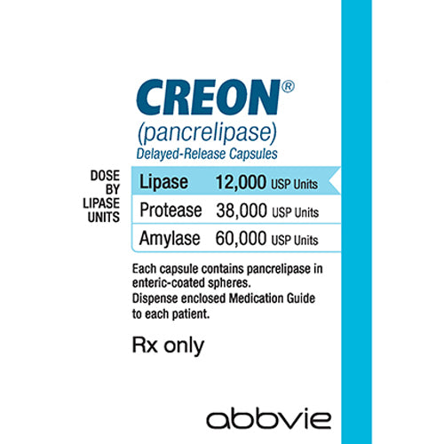 Cystic Fibrosis Medication | Creon DR (Pancrelipase) Capsules 12,000 USP