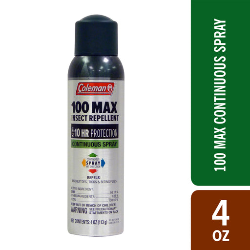 Buy Wisconsin Pharmacal Company Coleman 100 Max 100% DEET Insect Repellent 4oz Spray  online at Mountainside Medical Equipment