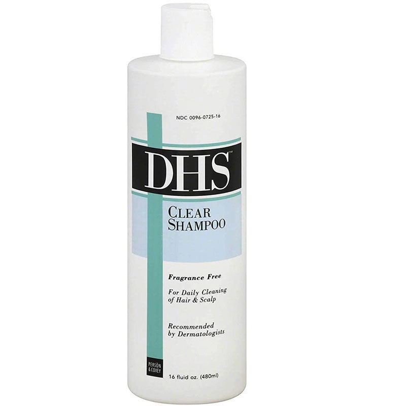 Shampoos, | DHS Clear Daily Scalp & Hair Cleaning Shampoo Fragrance Free,16 oz