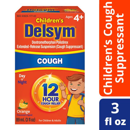 Buy RB Health Delsym Children’s 12-Hour Cough Relief Medicine, Orange Flavor 3 oz  online at Mountainside Medical Equipment