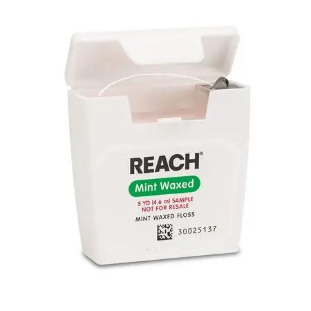 REACH Waxed Dental Floss, 200 Yds, Mint, Plaque Remover, Shred Resistant, Extra Wide Cleaning Gentle Gums Teeth Pfas Free Oral Care Adults Kids 1 Pa REACH Waxed Dental Floss, 200 Yds, Mint, Plaque Remover, Shred Resistant, Extra Wide Cleaning Gentle Gums Teeth Pfas Free Oral Care Adults Kids 1 Pa