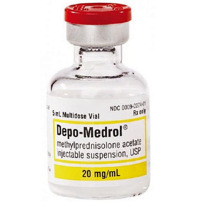 Buy Pfizer Injectables Depo-Medrol Injection 20mg/mL Multiple Dose Vials 5 mL (Rx)  online at Mountainside Medical Equipment