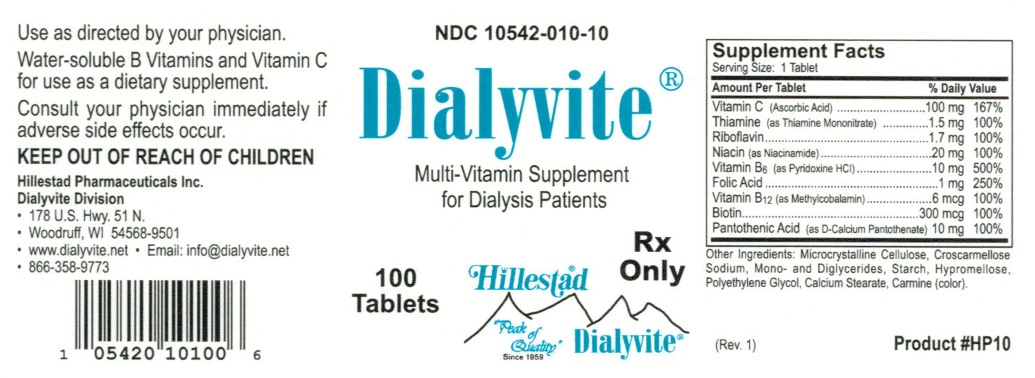 Dialyvite Multivitamin Supplement for Dialysis Health (HP10 ...