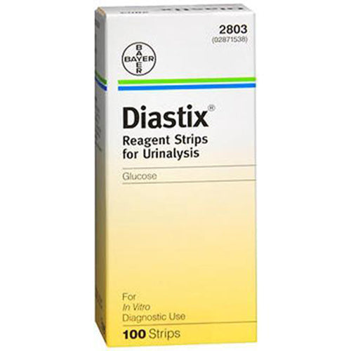 Shop for Diastix 2803 Reagent Strips for Urinalysis Testing, 100/Bottle used for Urinalysis Testing Strips