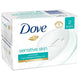 Dove Sensitive Skin Beauty Bar Soap, Hypoallergenic 2-pack