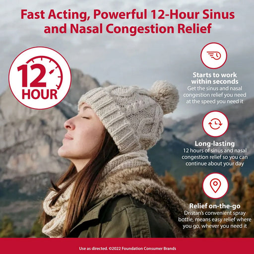 Buy Foundation Consumer Healthcare Dristan 12-Hour Nasal Decongestant Relief Spray  online at Mountainside Medical Equipment