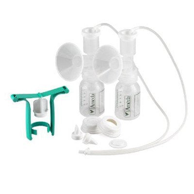 Maternity Products, | Dual Breast Pump HygieniKit with One-Hand Manual Pump Adapter